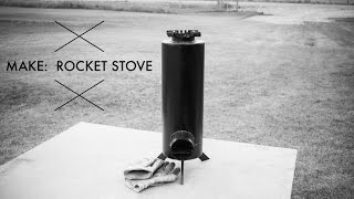 Making a Rocket Stove [upl. by Egidius862]