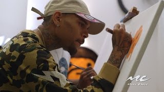 Chris Brown on Art as a Creative Outlet [upl. by Anaynek637]