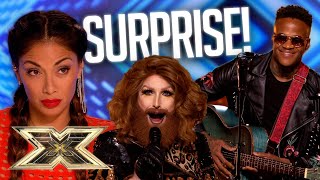 SURPRISED MOST UNEXPECTED AUDITIONS  The X Factor UK [upl. by Anerul]