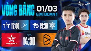 1S vs BOX  TDT vs BSS  FPT vs SPN  GĐ1  ABBEN ENERGY ĐTDV MÙA XUÂN 2025  0103 [upl. by Verdha260]