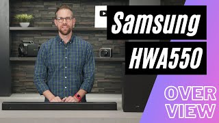 Samsung Soundbar HWA550 Full Overview With Sound Demo [upl. by Akimal]