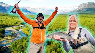 FLY FISHING For Giant Grayling in the Swedish Mountains [upl. by Sanger]