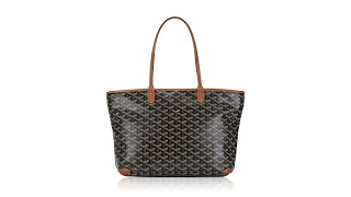 Goyard Goyardine Artois PM Black Tan [upl. by Aiket]