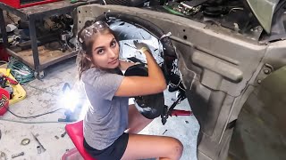 Building an LS SWAPPED 240SX IN 10 MINUTES Amazing Transformation [upl. by Hooker]