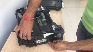 HOW TO OPEN DISMANTLE CANON G SERIES PRINTER IN JUST 4 MINUTES [upl. by Eido]