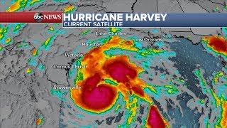 Hurricane Harvey live stream Storm makes landfall in Texas [upl. by Pavior]