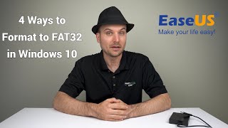 How to Format to FAT32 in Windows 10 [upl. by Yatnuahs252]