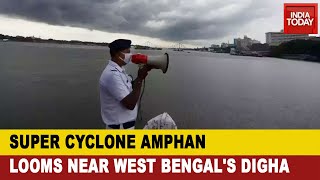 Amphan Live Super Cyclone Amphan Looms Near West Bengals Digha Landfall To Start From 4pm [upl. by Nahtnoj532]