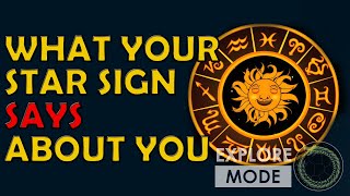 What your Zodiac Star Sign says about you Astrology Explained  Myth Stories amp Explore Mode Collab [upl. by Bray605]