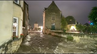 De overstroming van de Geul in Valkenburg [upl. by Iaj673]