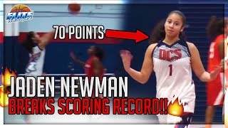 70 POINTS Jaden Newman Hits 17 3s amp Breaks Scoring Record [upl. by Loesceke]