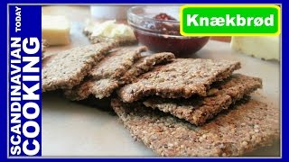 How To Make Homemade Delicious Crispbread  Knækbrød [upl. by Anniram833]