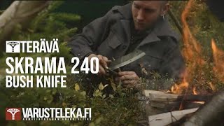 Varusteleka Skrama 240 eräveitsi  bush knife [upl. by Baudoin64]