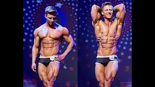 Muscle Model Tyson Dayley WBFF Pro Posing Flexing Styrke Studio [upl. by Etnohc]