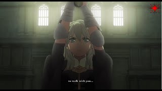 Female Byleth kill Edelgard scene  Death of Flame Emperor  Fire Emblem Three Houses [upl. by Mungovan]