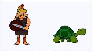 Zenos Paradox Achilles and Tortoise Race [upl. by Ambrosius220]