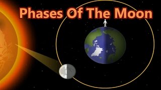 Lunar Cycle Why The Moon Change Shapes 8 Phases Of The Moon Learning Videos For Children [upl. by Adnarem]