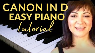 Canon in D Easy Piano TutorialSheet Music [upl. by Schindler47]