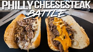 The Best Philly Cheesesteak Recipe  Cheese Whiz vs Provolone  SAM THE COOKING GUY 4K [upl. by Ardnaeed]