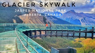 Columbia Icefield Glacier Skywalk Experience  4K  Jasper National Park Alberta CANADA [upl. by Carrington]