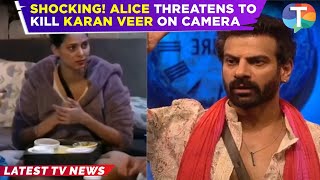 Bigg Boss 18 Alice Kaushik THREATENS to kill Karan Veer Mehra Netizens react  TV News [upl. by Festus]