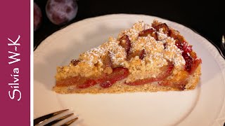 Zwetschgenkuchen mit Nussboden  NussStreusel  Pflaumenkuchen [upl. by Genesa]