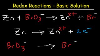 How To Balance Redox Equations In Basic Solution [upl. by Aivatahs731]