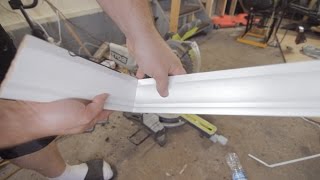 How to Cut Crown Molding Inside Corners [upl. by Eelydnarb]