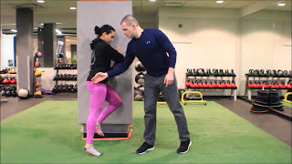 Tibialis Posterior Activation Progression Leaning Single Leg Calf Raise [upl. by Atiraj]