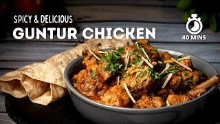 Guntur Chicken Recipe  How to make Guntur Chicken  Andhra Recipes  Chicken Recipes  Cookd [upl. by Analli]