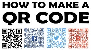 HOW TO CREATE A QR CODE   INSTRUCTIONS 101 [upl. by Kliman]