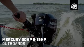 Mercury 20hp amp 15hp Outboards [upl. by Labanna134]