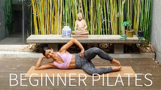 25 MIN FULL BODY PILATES WORKOUT FOR BEGINNERS No Equipment [upl. by Polard]