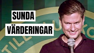 Fredrik Andersson  Comedy Central stand up special quotSunda Värderingarquot  with eng subs [upl. by Airdnalahs]