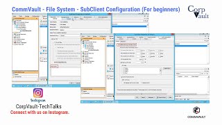 CommVault File System SubClient Configuration  Part01 For Beginners [upl. by Eta]