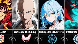 Most Overpowered Main Characters in Anime [upl. by Shawn]