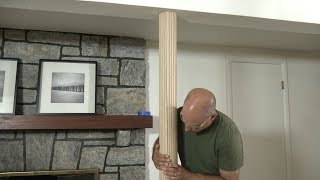 COVER BASEMENT SUPPORT POLES OR LALLY COLUMNS WITH POLEWRAP [upl. by Danete605]