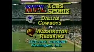 19821205 Dallas Cowboys vs Washington Redskins [upl. by Gruver]