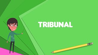 What is Tribunal Explain Tribunal Define Tribunal Meaning of Tribunal [upl. by Kenwee161]