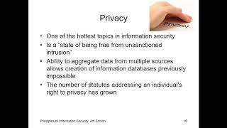 Legal Ethical and Professional Issues in Information Security Part I [upl. by Je]