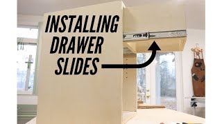 Installing Full Extension Drawer Slides [upl. by Eniarol]