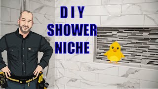 How to Build a Shower Niche [upl. by Hsakaa]