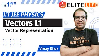 Vectors Class 11  Lecture 1  JEE Mains  JEE Advanced  Vinay Shur Sir  Vedantu [upl. by Nauqas]