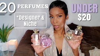 💕20 Amazing Perfumes UNDER 20 Designer amp Niche AffordableCheap Perfumes For Women On A Budget [upl. by Burleigh143]