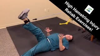 High Hamstring Injury Exercises  High Hamstring Pain [upl. by Kimon]