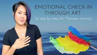 Emotional Check In Through Art Art Therapy Activity [upl. by Aceber]