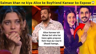 Salman Khan ne di Alice ko SHOCKING NEWS😱  Alice boyfriend  Bigg Boss season 18 [upl. by Bertrando]