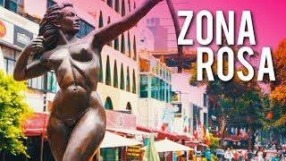 Mexico Citys Vibrant Nightlife amp Gay Spot  TOUR of Zona Rosa [upl. by Lalib]