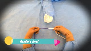 Laparoscopic Roeders Knot [upl. by Esor]