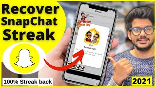 How to get Snapchat streak Back in 2021  Snapchat streak recovery or Snap streak wapas kaise laye [upl. by Vedette]